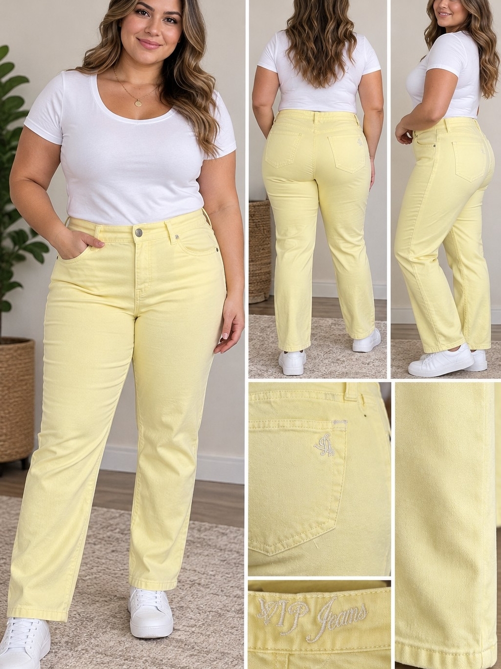 VIP Yellow Jeans – Women’s Size 17/18 💛